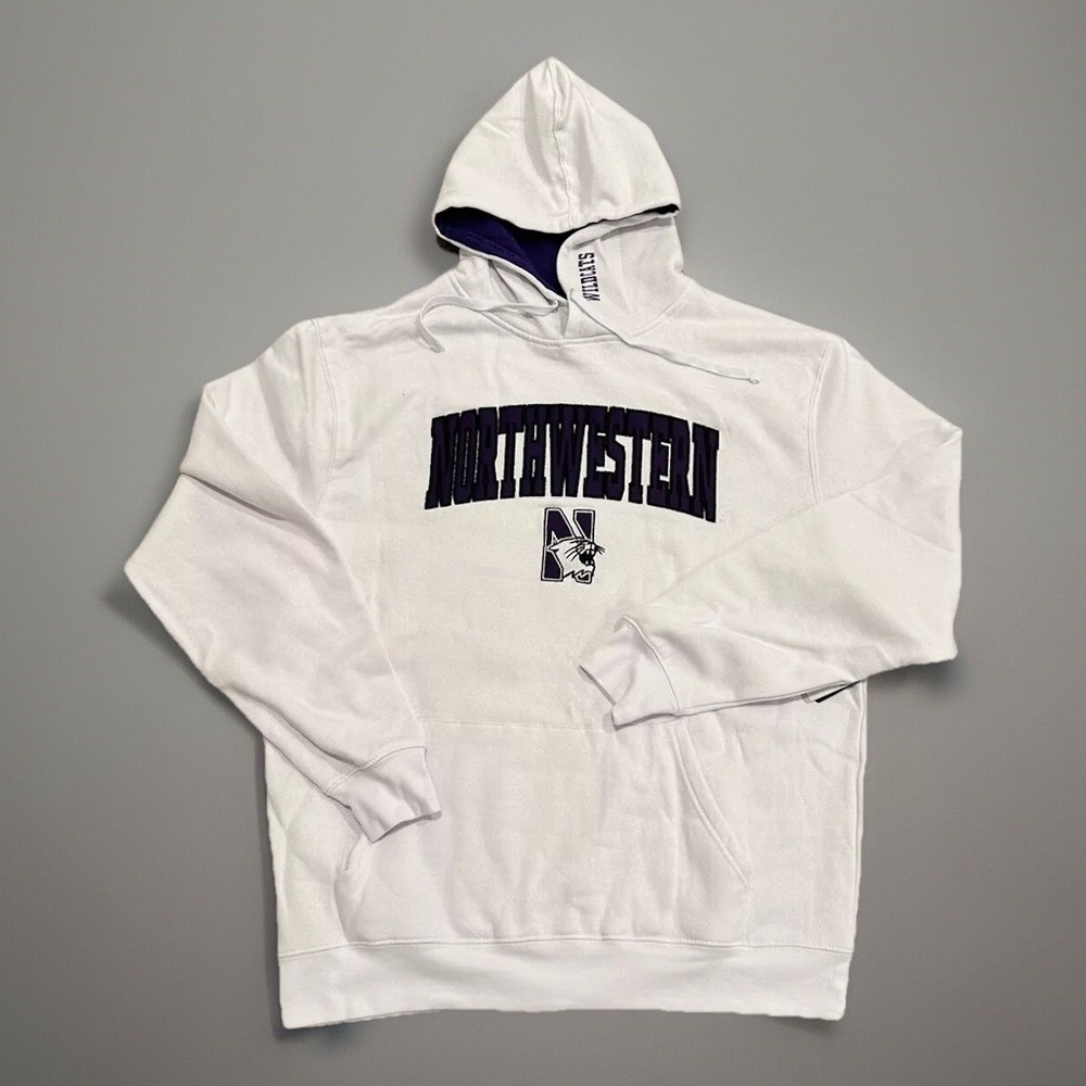 Northwestern Wildcats Hoodie Mens XL x Colosseum Logo 3.0 Pullover Sweatshirt